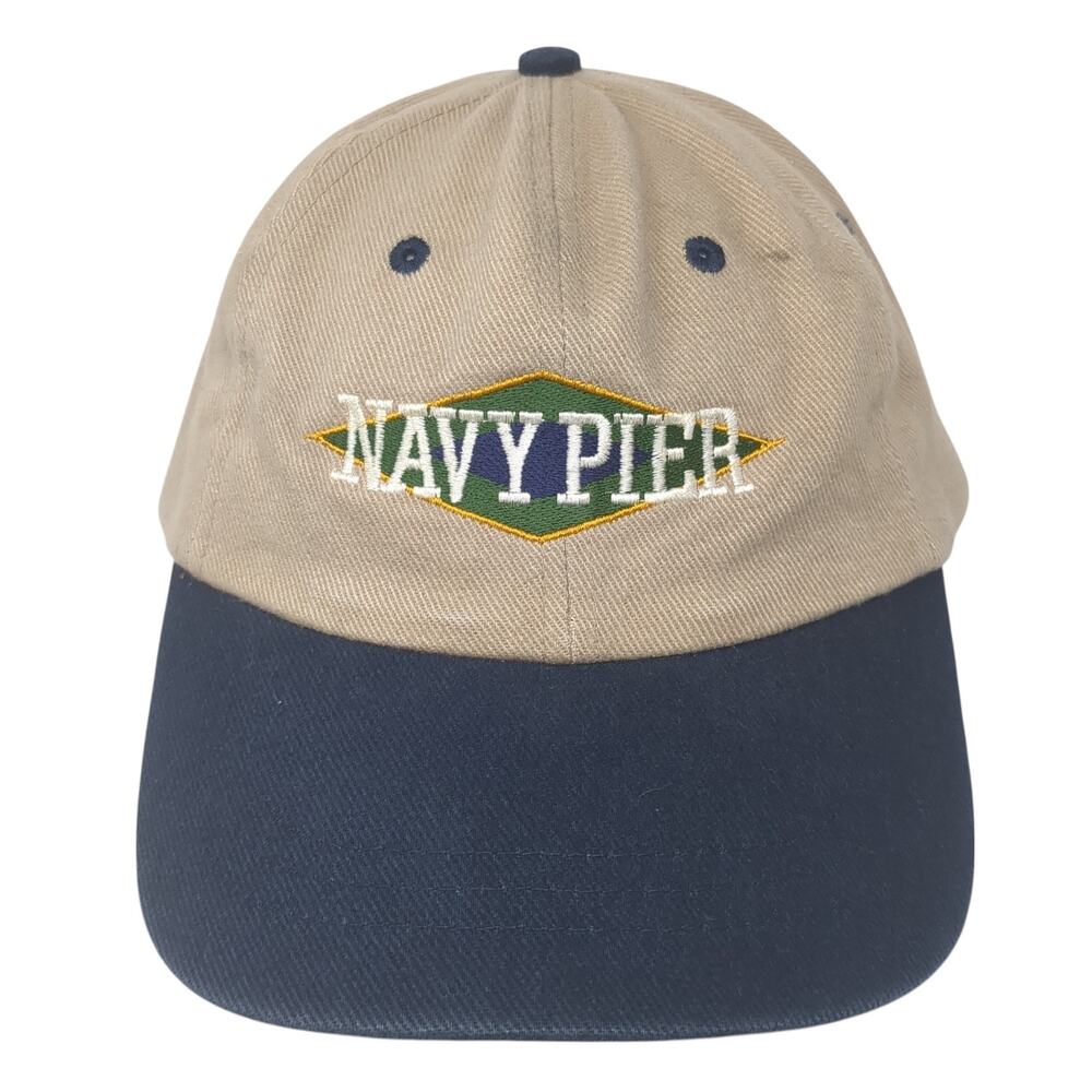 Navy Pier Slideback Baseball Cap Multicolor One Size Adjustable Headshots KC Cap